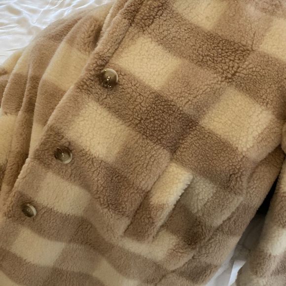 Bernardo Plaid Teddy coat - Picture 4 of 5